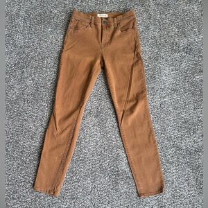Madewell 9” High Riser Skinny Skinny Jeans Brown Size 25